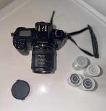 Canon EOS Rebel Digital SLR Black w/ EF-S 18-55mm f/3.5-4.5 Lens Bundle