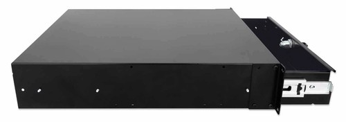 INTELLINET 19 Zoll Schublade 2 HE abschliessbar 466 mm Tiefe fuer Schraenke ab 6 - Bild 5 von 5