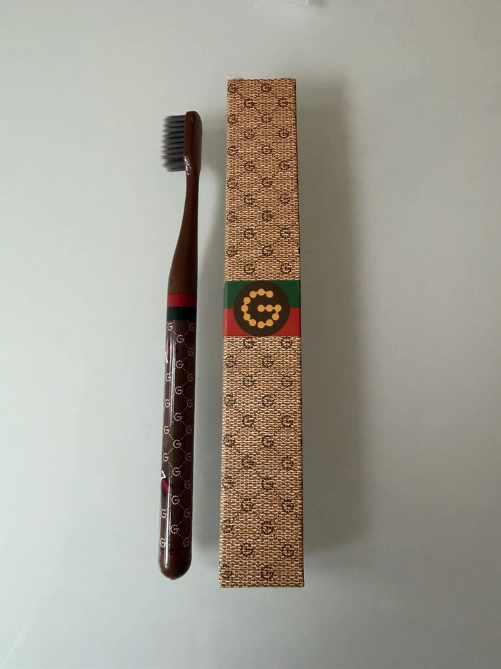 Luxury Brown Toothbrush with Gift Box – Soft Bristles Elegant Premium Design - Image 2 of 2