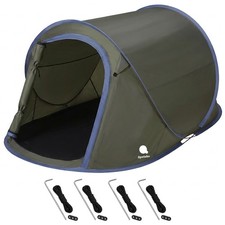 Pop Up Wurf Zelt 2 Personen 220 cm - grün - ...