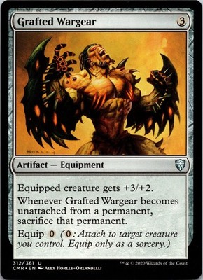 Grafted Wargear 312 Uncommon Commander Legends MTG Near Mint
