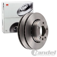2X Nk Bremsscheiben 258Mm BelÜFtet Vorne Passend FÜR Opel Omega | 203611
