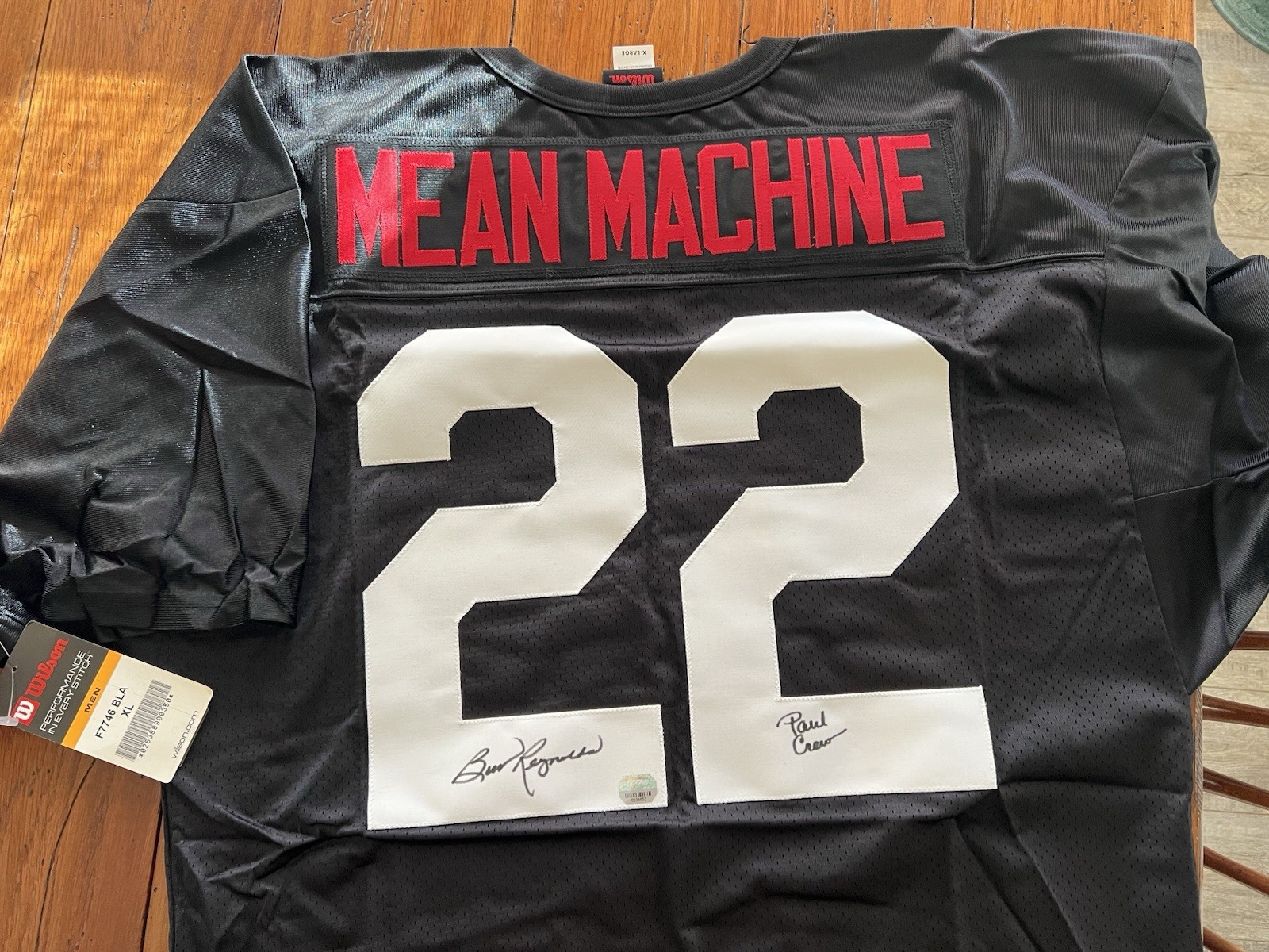 Burt Reynolds Autographed Signed "The Longest Yard" Mean Machine Jersey; Paul Crew Authentic 