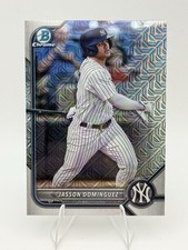 Jasson Dominguez 2022 Bowman Chrome Mega Mojo Refractor #BCP-244 Yankees