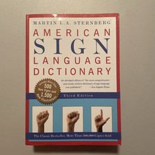 American Sign Language Dictionary-Flexi by Martin L. Sternberg