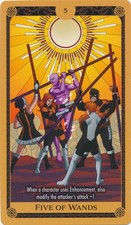 Card Only HeroClix Five of Wands X of Swords Marvel Heroclix Tarot Card X-Men: X