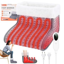 Elektrischer Fußwärmer mit Temperatureinstellung Heizmatte für Innen Wärmekissen