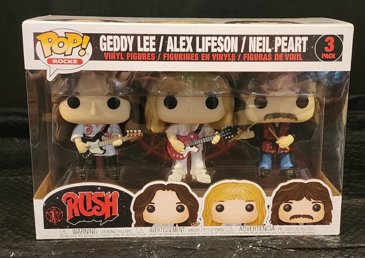 Funko Pop! Vinyl: Geddy Lee / Alex Lifeson / Neil Peart - Rush 3