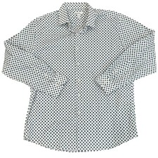 Bar III Slim Fit Stretch Men's Long Sleeve Floral Dress Shirt XL 17-17 1/2 34-35