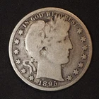 1895 **S** BARBER SILVER HALF DOLLAR ***NICE COIN!***  FREE SHIPPING! C1885