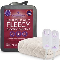 Fantastically Fleecy Electric Blanket with Heat Control by Slumberdown