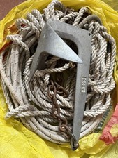 ANCORA BRUCE IN ACCIAIO ZINCATO KG 2,5 USATA CON CATENA - ANCORA IN ACCIAIO