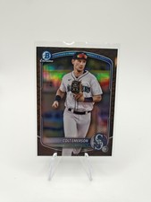 2025 Bowman - Chrome Prospects Colt Emerson #BCP-17 Reptilian Refractor (RC)