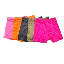 Womens Boxer Shorts Small Multicolor 5-Pack Stretch Polyester Blend NWOT
