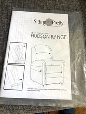 Sitting Pretty Hudson Range Grey Fabric Recliner Chair with Handset Control