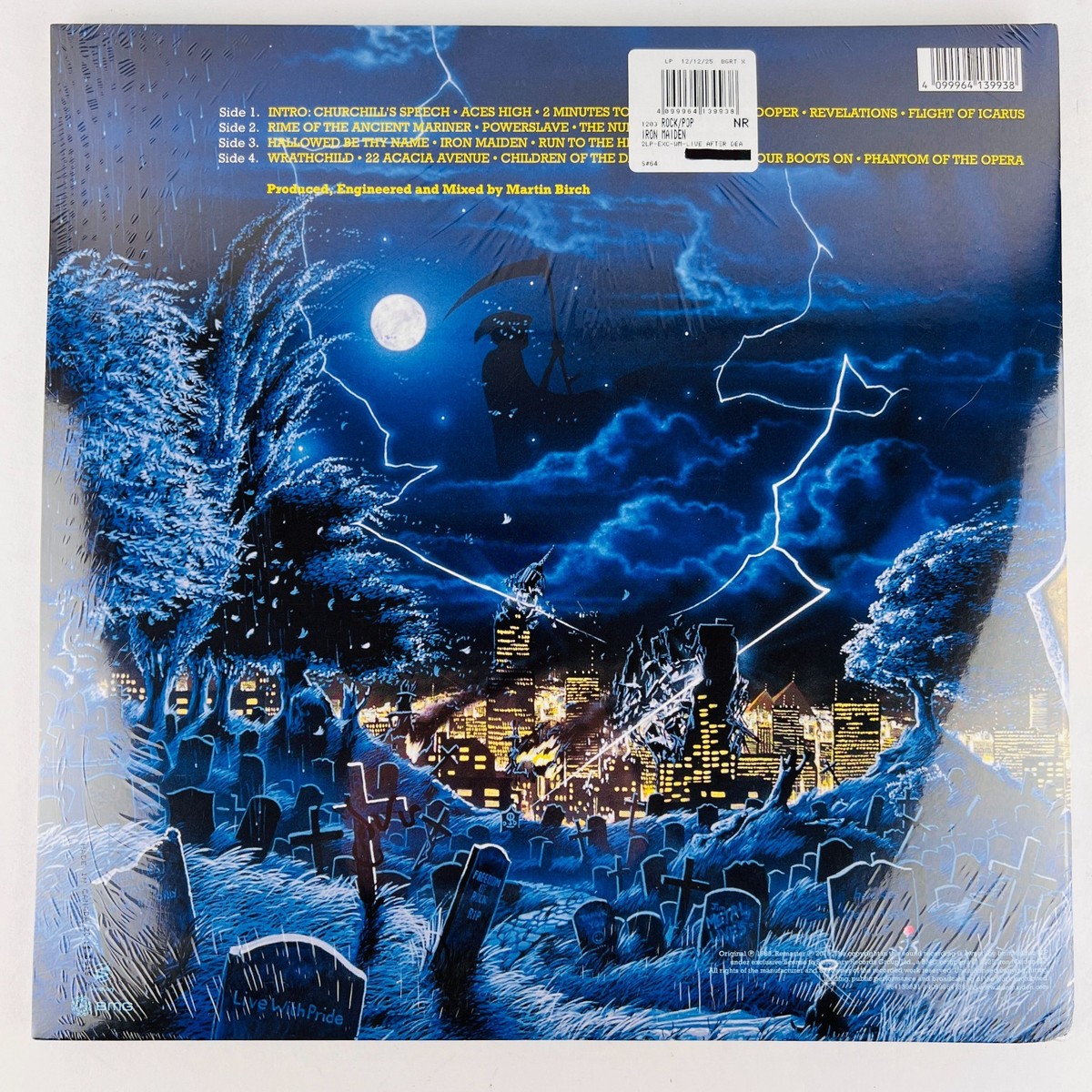 Iron Maiden – Live After Death Vinyl LP Record Album Limited