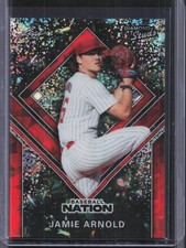 2026 Leaf Baseball Nation #DB-17 Jamie Arnold Diamond Studs Red #/5