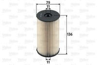 Valeo 587904 Kraftstofffilter For Audi Seat Skoda VW