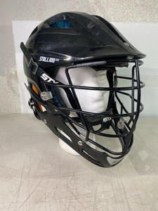 Used Schutt STX Stallion 650 Adult Lacrosse Helmet Black  Size Medium