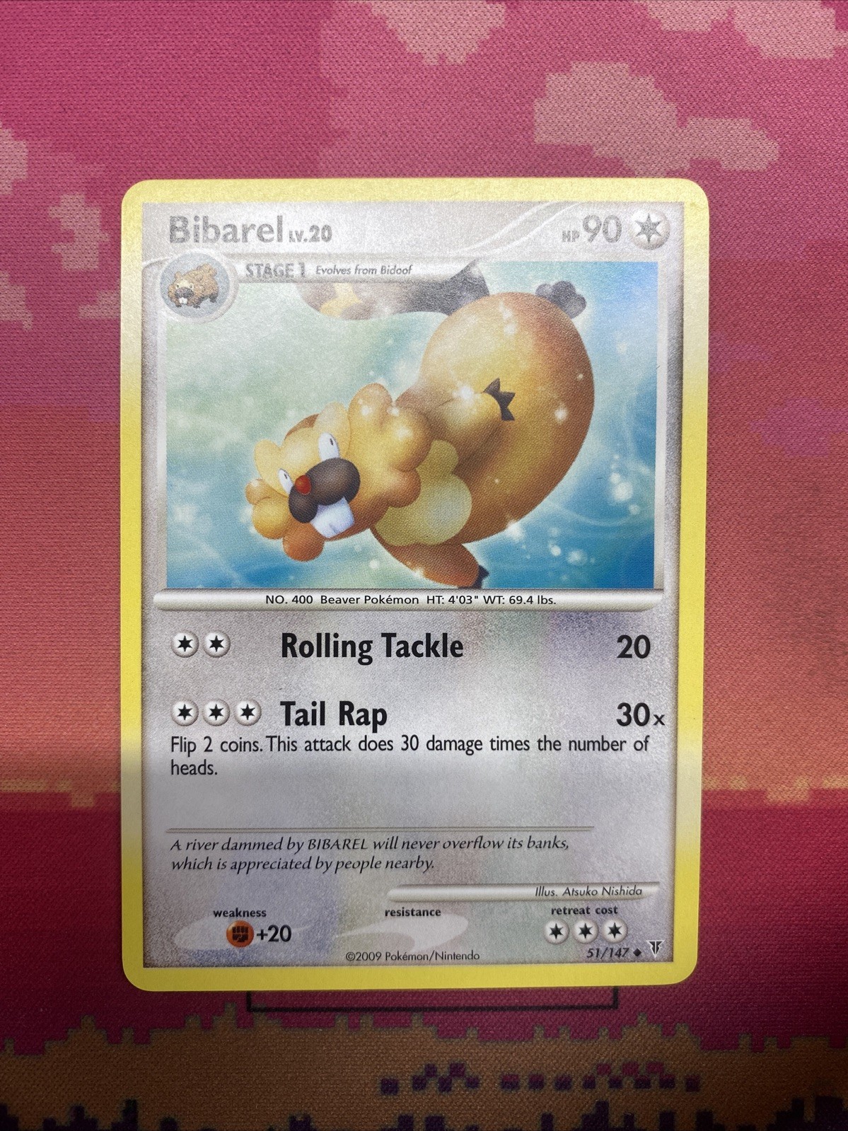Pokemon Card Bibarel Supreme Victors Uncommon 51/147 Near Mint