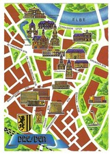 DDR-Orientierungskarte Dresden
