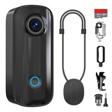 SJCAM C100 4K Action Camera Magnetic Wearable Mini Body Camera Vlogging Camera