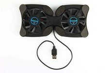 Foldable USB Laptop Cooling Pads With Double Fans Notebook Cooler Cooling Pad