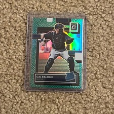 2022 PANINI OPTIC GREEN DRAGON PRIZM CAL RALEIGH Rc 68/99