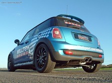 Milltek Sportauspuffanlage ab Kat Mini R56-R59 Cooper S 2x100x80mm oval gerollt