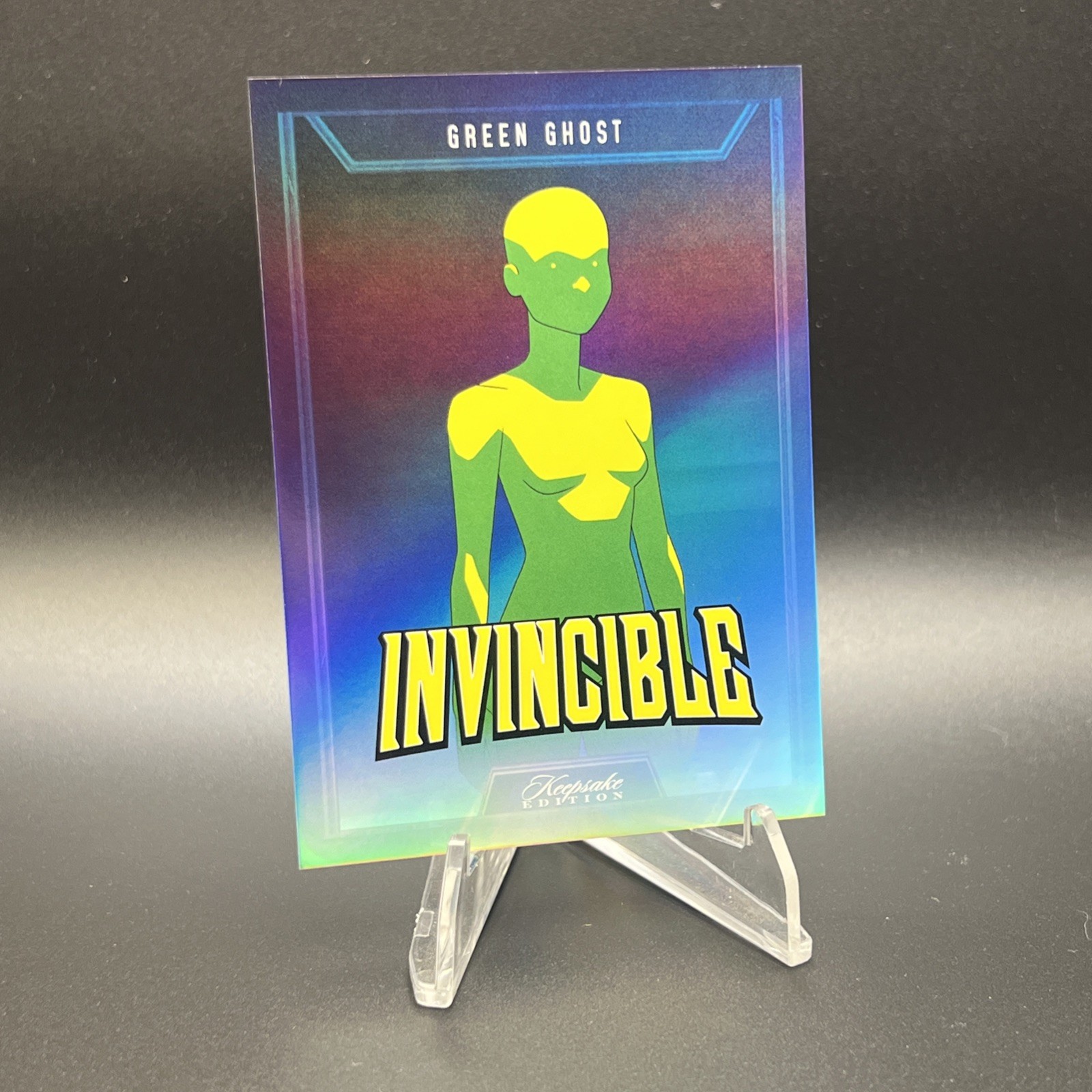 2025 Keepsake Invincible Season 1 Green Ghost #148 Species Human Enhanced Foil