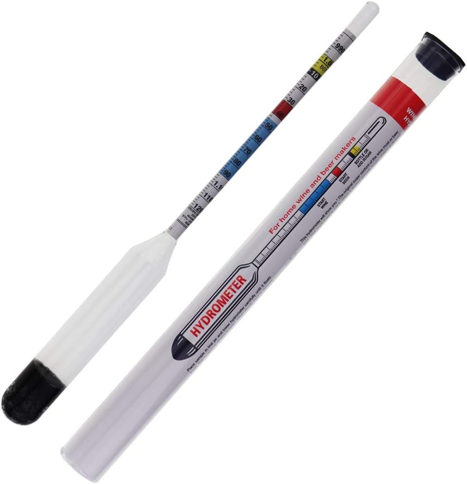 Hydrometer For Home Brew Testing During Wine and Beer Making - Essential Home B