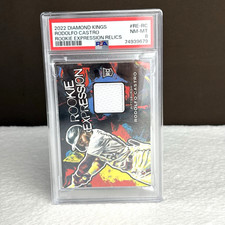 2022 Panini Diamond Kings PSA 8 Rodolfo Castro Rookie Expression Patch RE-RC
