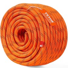 Dual Twisted Polyester Cord, 1/2 inch by 120 feet, 48-Strand, 8000 LBS Tensile S