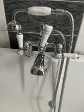 Silver Chrome Thermostatic Shower Mixer Bar Valve Top Outlet
