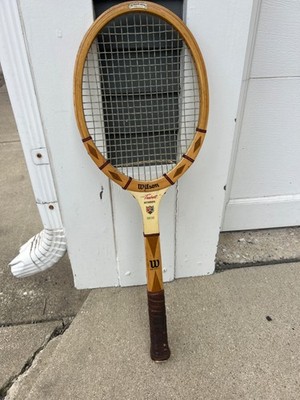 Vintage 1960s Wilson Jack Kramer Autograph Tennis Racket Speed Flex Fibre Face U