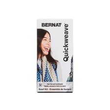 BERNAT YARNSPIRATION - QUICK WEAVE. - SCARF KIT - BLUE TARTAN