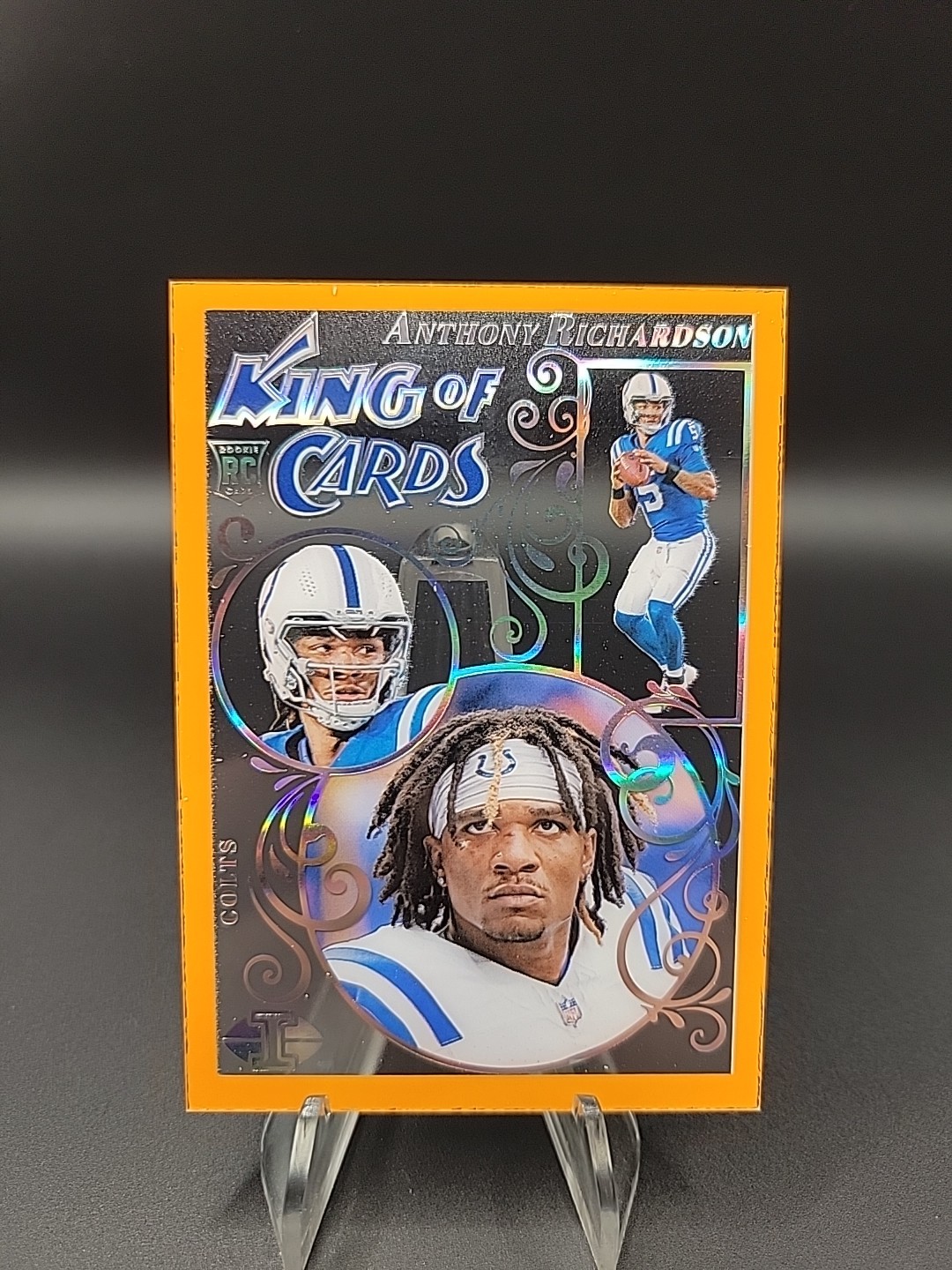 2023 Panini Illusions - King of Cards Anthony Richardson #14 Orange (RC)