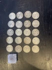 20 Walking Liberty Silver Half Dollars