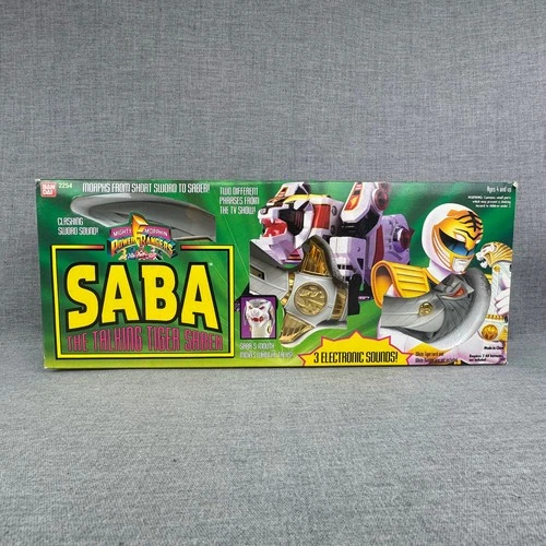 Mighty Morphin Power Rangers SABA The Talking Tiger Saber Vintage 1994 Works