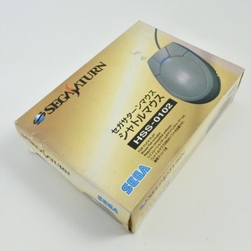 Sega Saturn SHUTTLE MOUSE Controller Boxed HSS-0102 Gray 0668