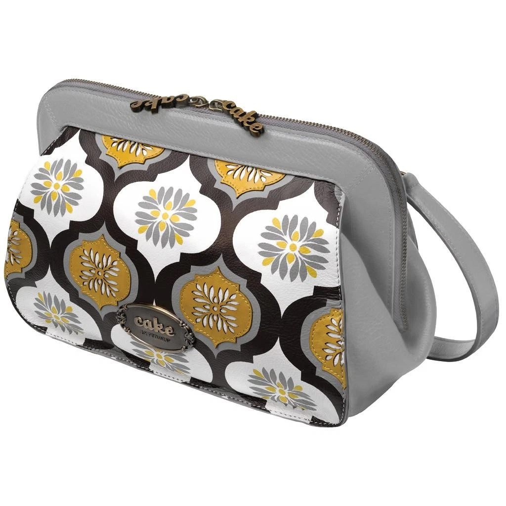 PETUNIA PICKLE BOTTOM Diaper Bag Cameo Clutch MARMALADE FONDANT CAKE $365