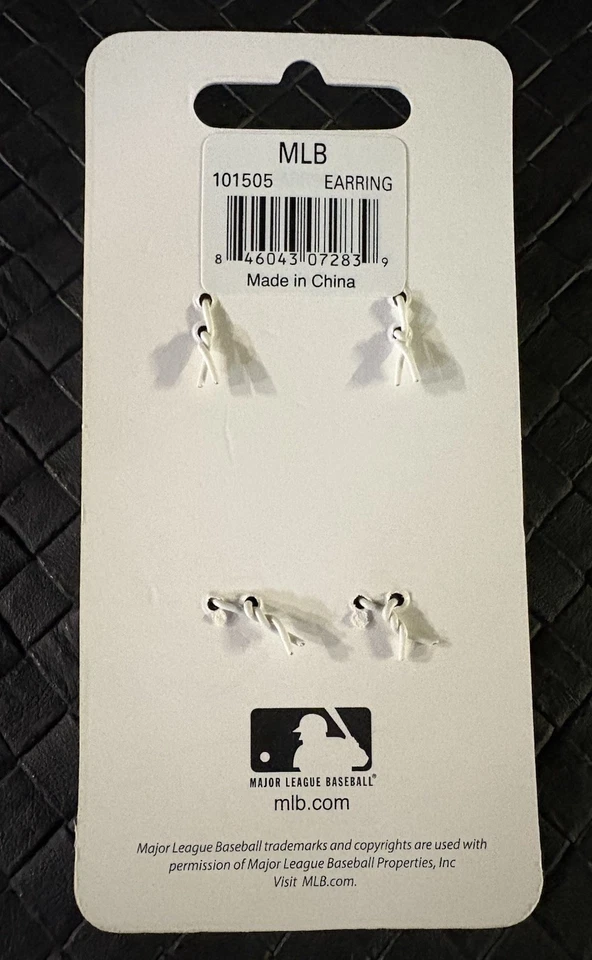 New Lot Of 5 Pair Atlanta Braves Earrings MLB Officially Licensed. NWT - Image 4 of 4