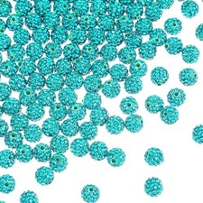 120 pcs rhinestone beads for bracelets pen making 10mm shiny crystal d