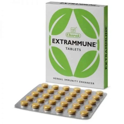 Charak Extrammune 30 Tabs stärkt Immunsystem rein pflanzlich Ablaufdatum 2028