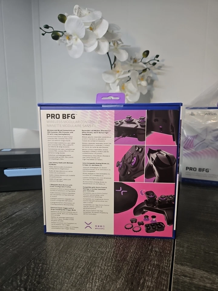 PDP Victrix Pro BFG Wireless Modular Controller for Sony PS5 PS4 Black NEW - Image 4 of 4