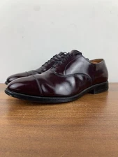 Allen Edmonds Park Avenue Shoes Burgundy Cap Toe Oxford USA 5675 Mens Size 8.5 D