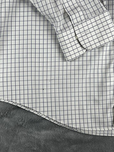 Brooks Brothers classic Shirt Men's 16.5-34 White Check Button Down Long Sleeve - Picture 3 of 7