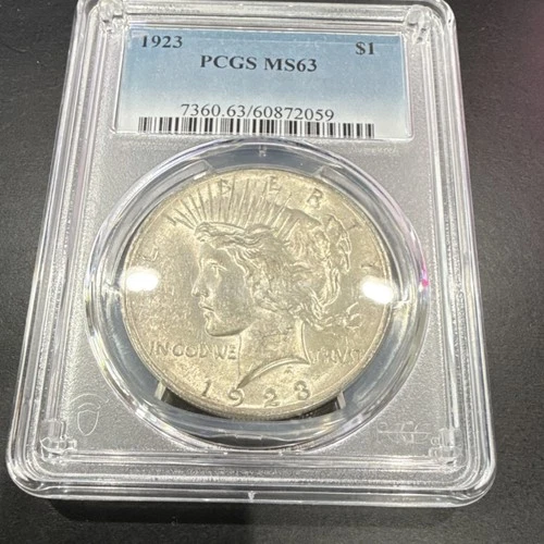 1923 Peace Dollar $1 Silver Coin PCGS MS63 Philadelphia KM#150 60872059