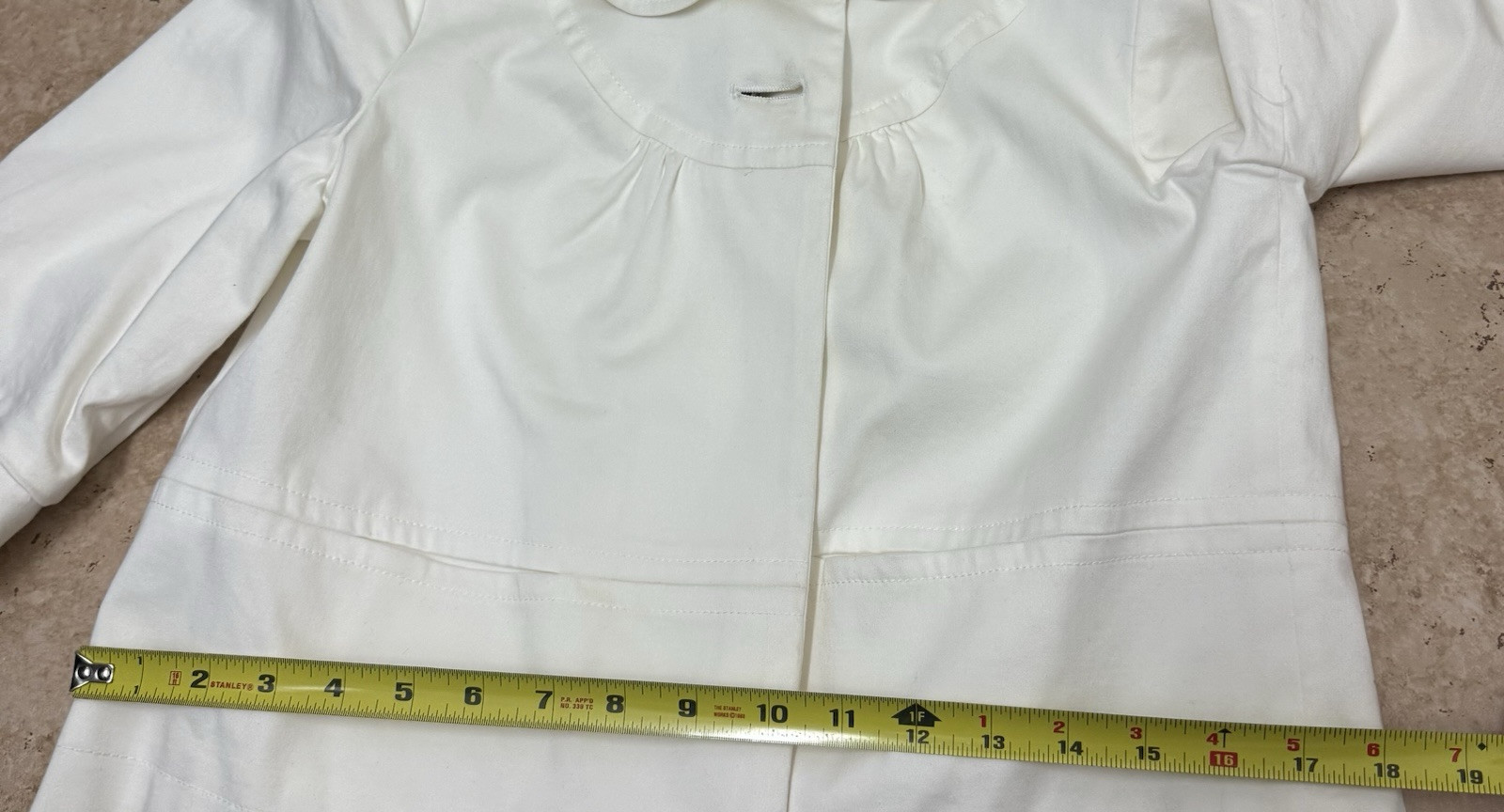 Grace Elements White Button Jacket - Size 8 - image 12