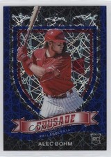 2021 Panini Chronicles Crusade Blue Velocity Prizm Alec Bohm #23 kg8